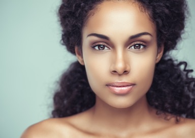 beautiful Afro-Carribean woman