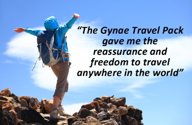 Dr Morton's Gynae Travel Pack - The Gynae Traval Pack gave me reassurance and freedom to travel anywhere in the world